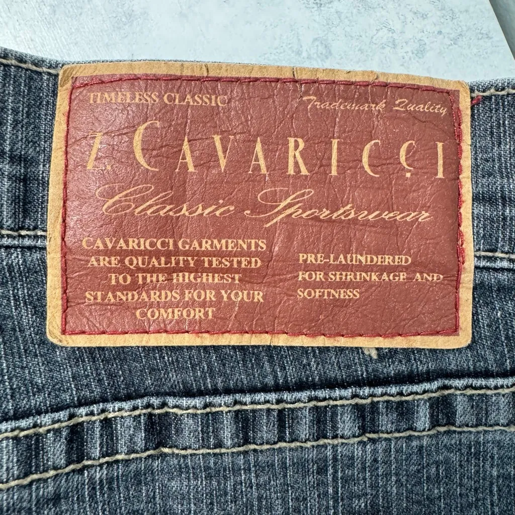 Vintage Z. Cavaricci Gray Boot Cut Jeans Size 6 - Image 3
