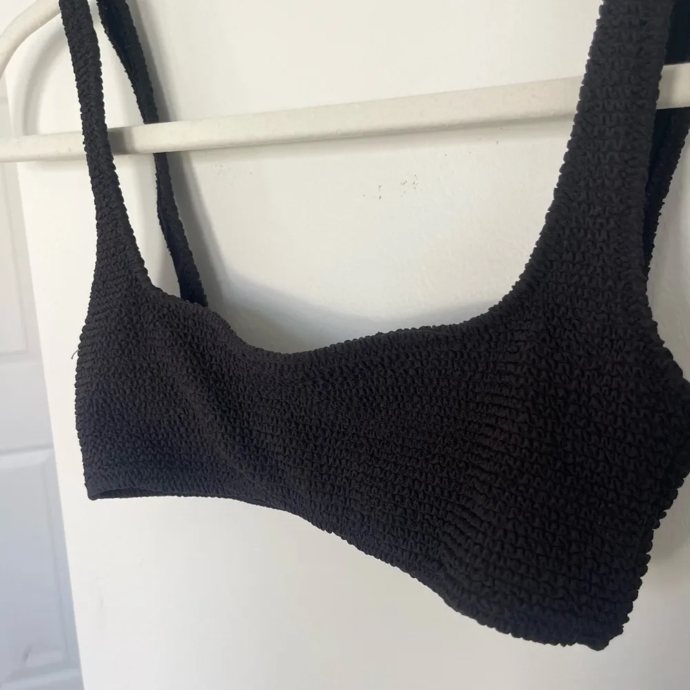 Black Textured Bikini Set - Image 2