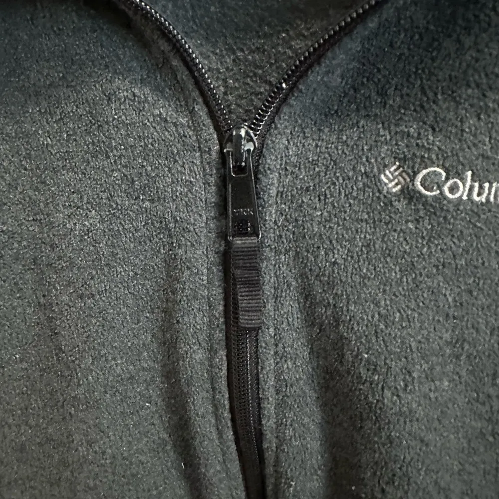 Columbia Gray Fleece Zip Up Jacket size small - Image 4