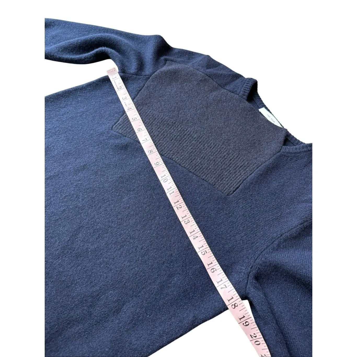 THE ROW Enid Wool And Cashmere Sweater In Navy Blue Size XS - Image 9