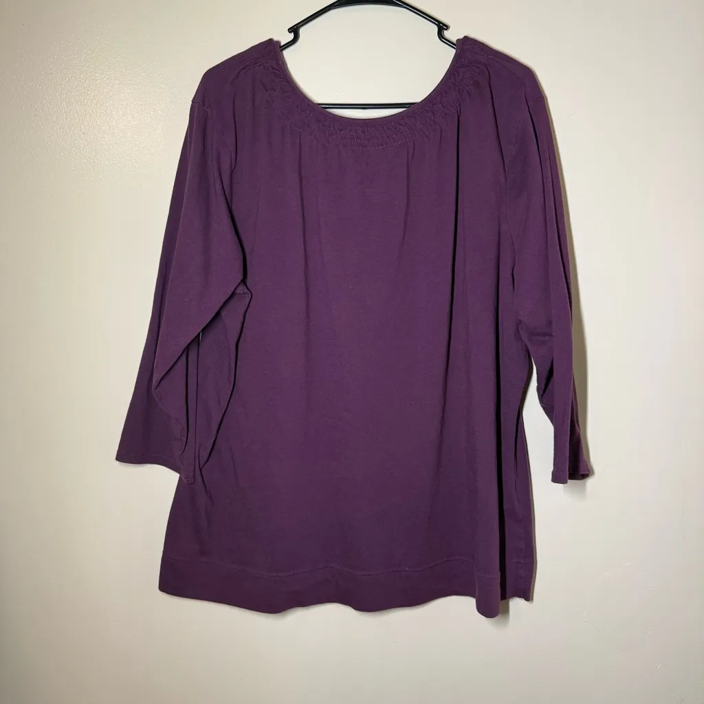 Riders by Lee Women's Rich Purple Blouse - Image 2