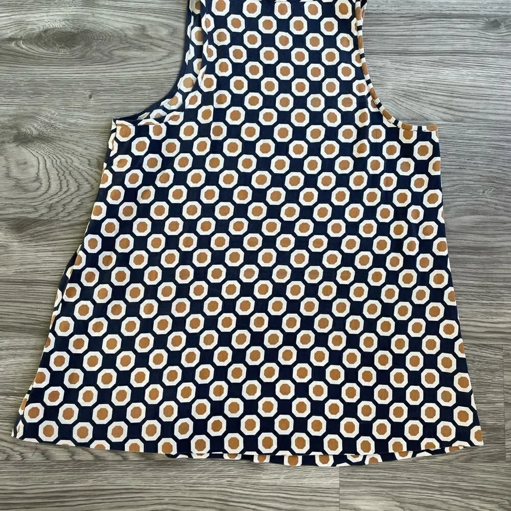 Theory Silk Geometric Print Tank sz P - Image 7