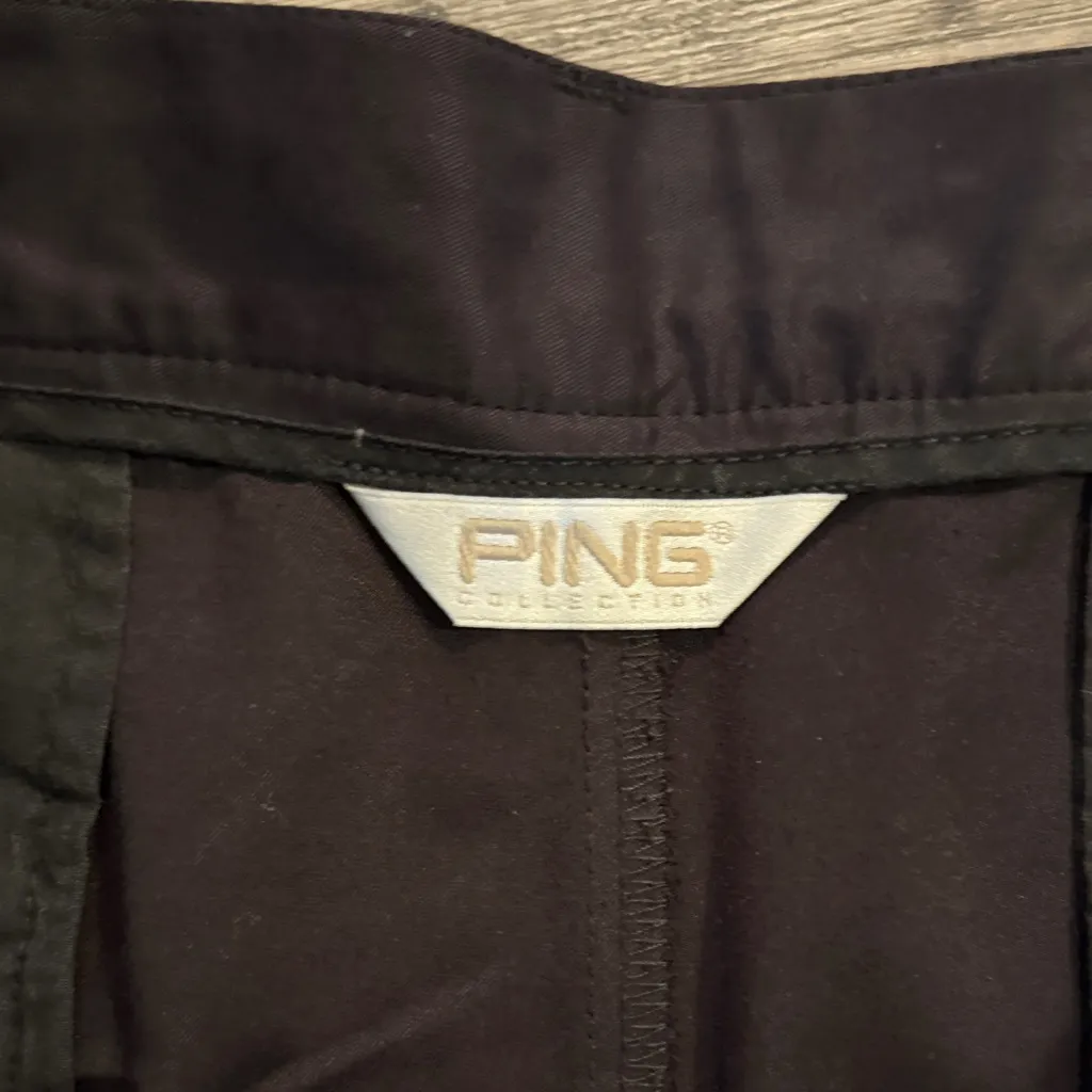 Ping Women's High Waist Shorts / DG122 Gray Size 14 - Image 3