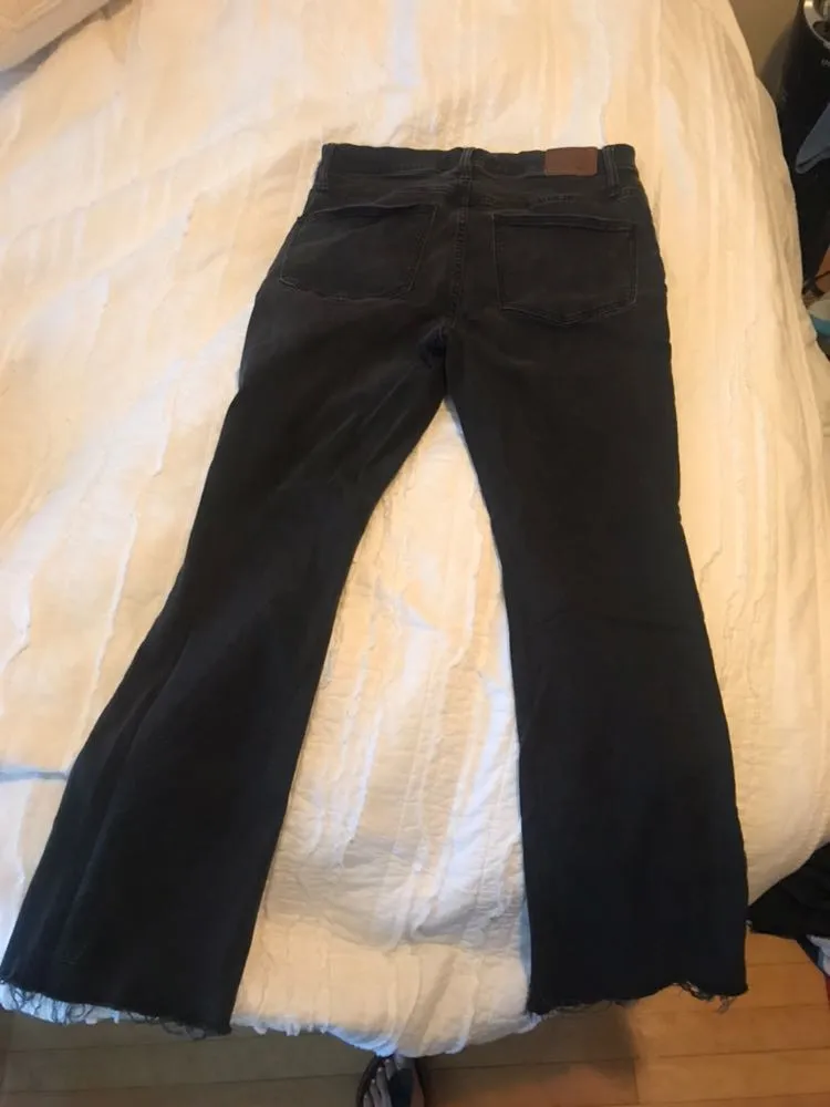 Madewell Black Distressed Demi Boot Jeans - Image 3