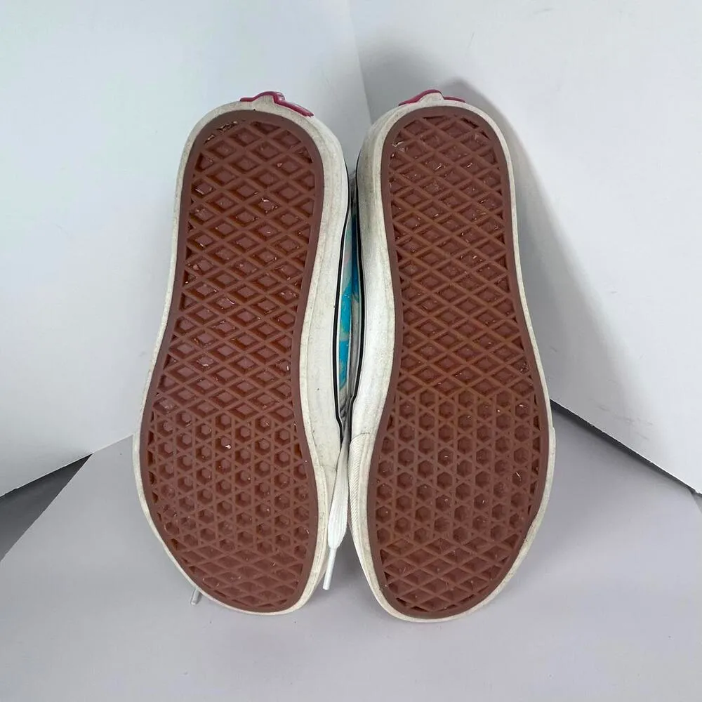 Vans Off the Wall High tops Decon Resin Rainbow Marble Sneakers Women's size 5.5 - Image 12