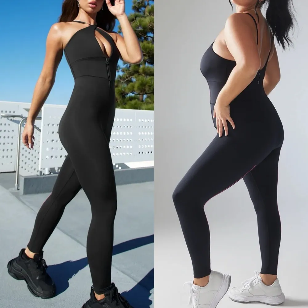 Savage X Fenty Hotline Jumpsuit Onesie: Black Caviar/Hot Pink Stripe - Image 4