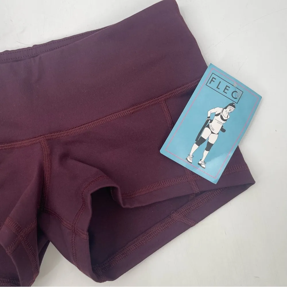 FLEO Shorts Size Extra Small Low Rise Contour Superbad Weight Lifting Training - Image 4