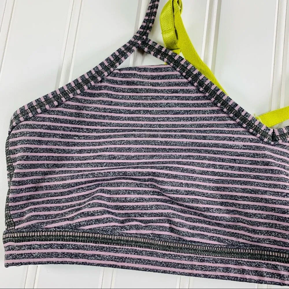 Lululemon Seek the Heat Sports Bra Sz 6 Purple - Image 5