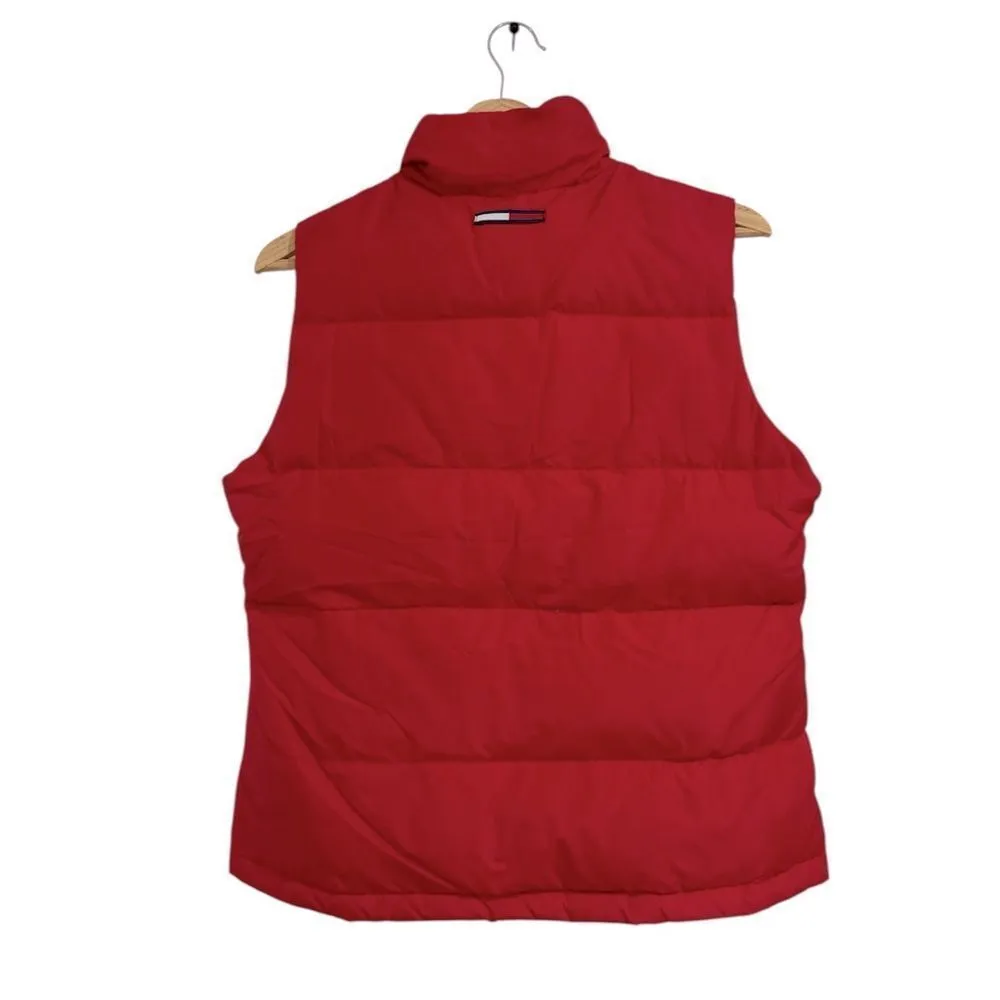 Tommy Hilfiger Bold Red Quilted Vest - Image 2