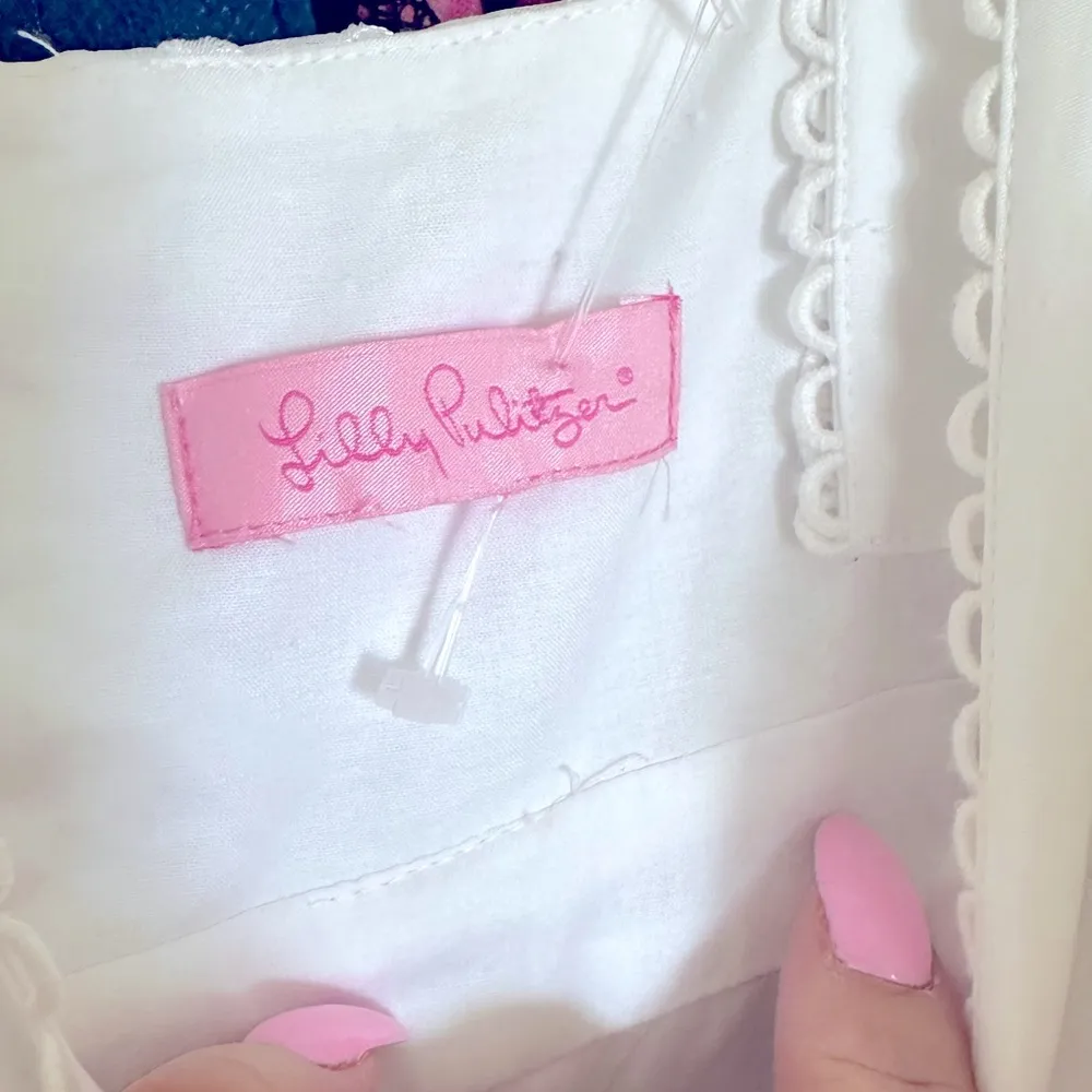 Lilly Pulitzer Amber Organza White Cartwheels Embroidered Sleeveless Dress - Image 4