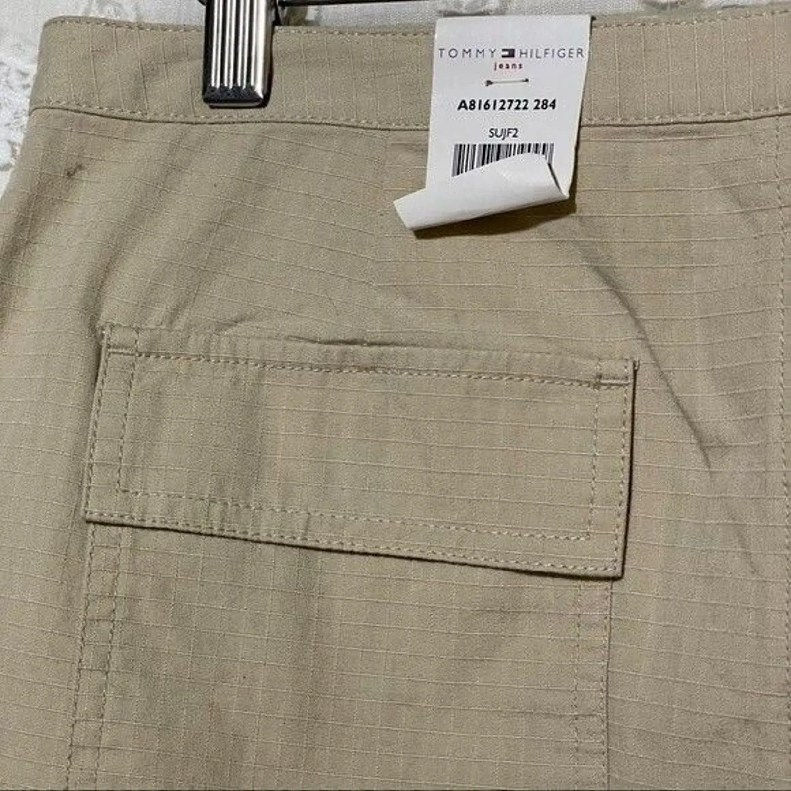 Tommy Hilfiger Skirt Short Pencil Cotton Casual Skirt Khaki Size 8 - Image 6