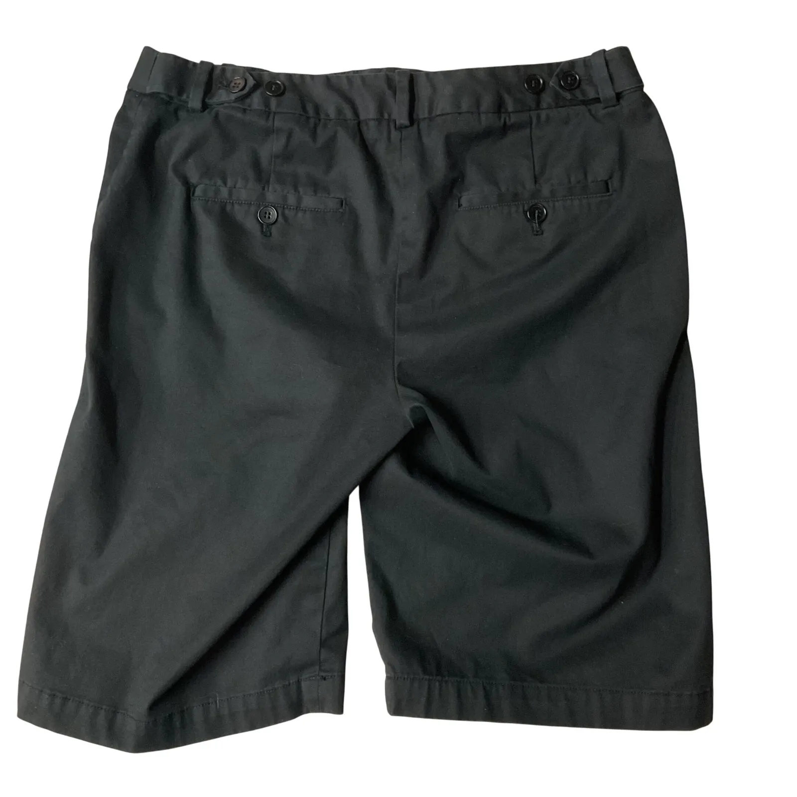 Talbots Women's Regular Fit Casual Classic Chino Bermuda Shorts Black Size 6 - Image 4