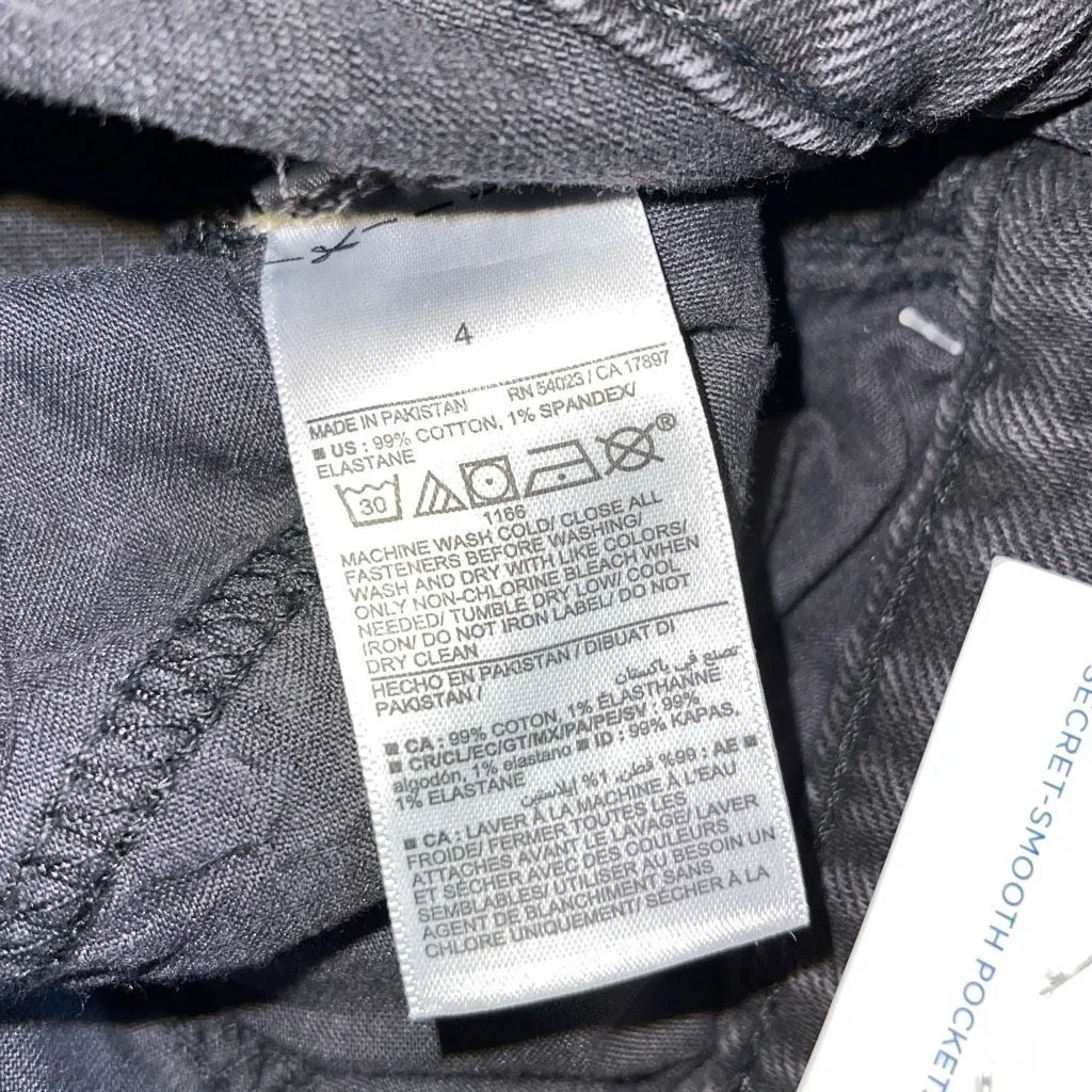 Old Navy Womens Dark Wash Denim Higher High Rise Flare Jeans Black Size‎ 4 NWT - Image 8