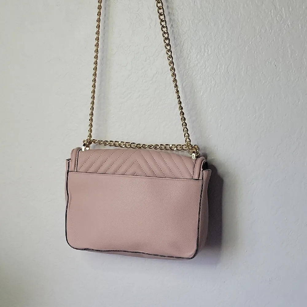 Victora Secret Pale Pink Quilted Shoulder Crossbody - Image 3