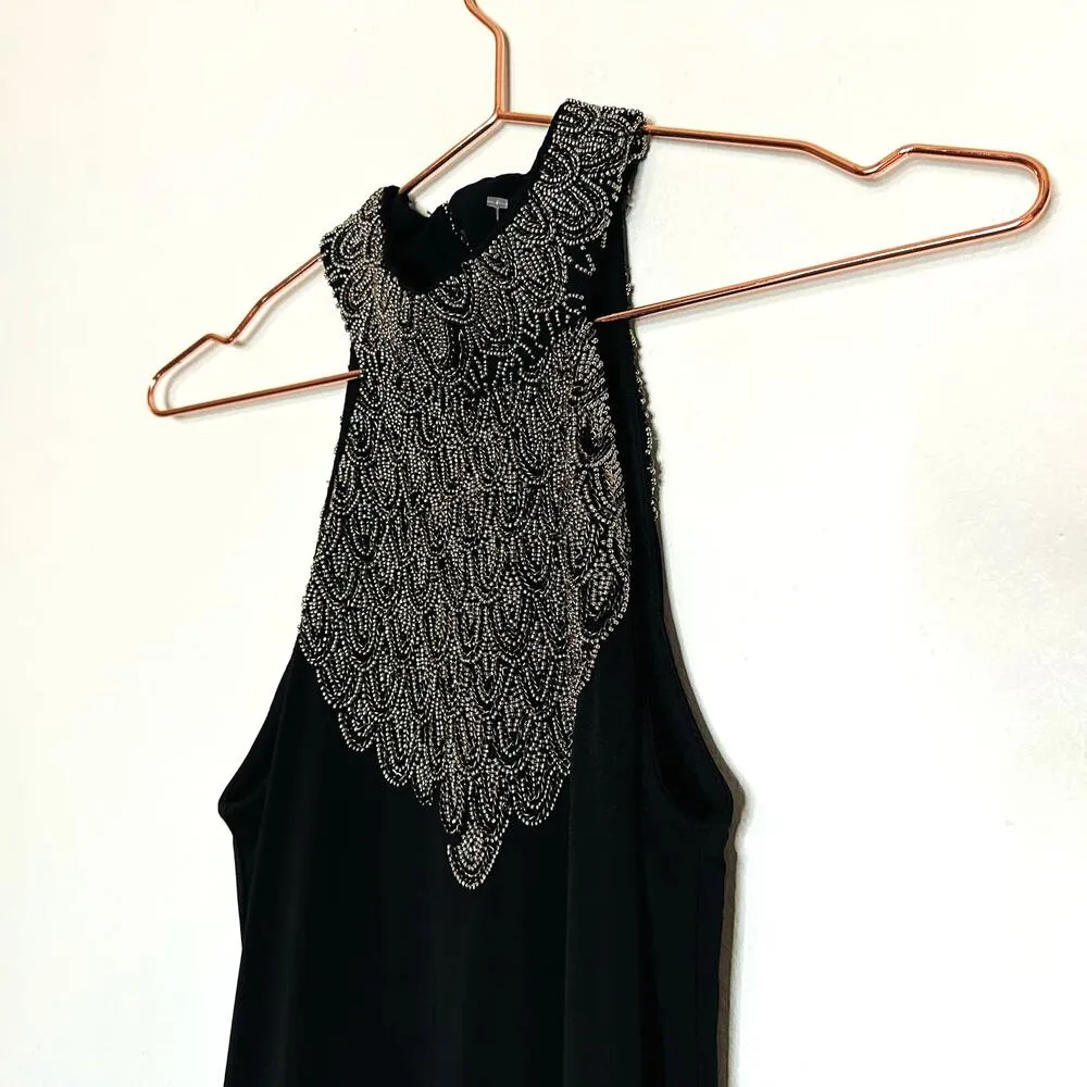 Parker Women's Black Kyler Halter Neckline Sleeveless Cocktail Gown Dress Size 2 - Image 14