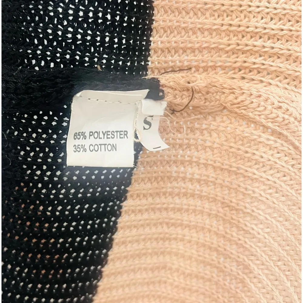 Boutique BABE STRIPED KNIT CARDIGAN size small - Image 3