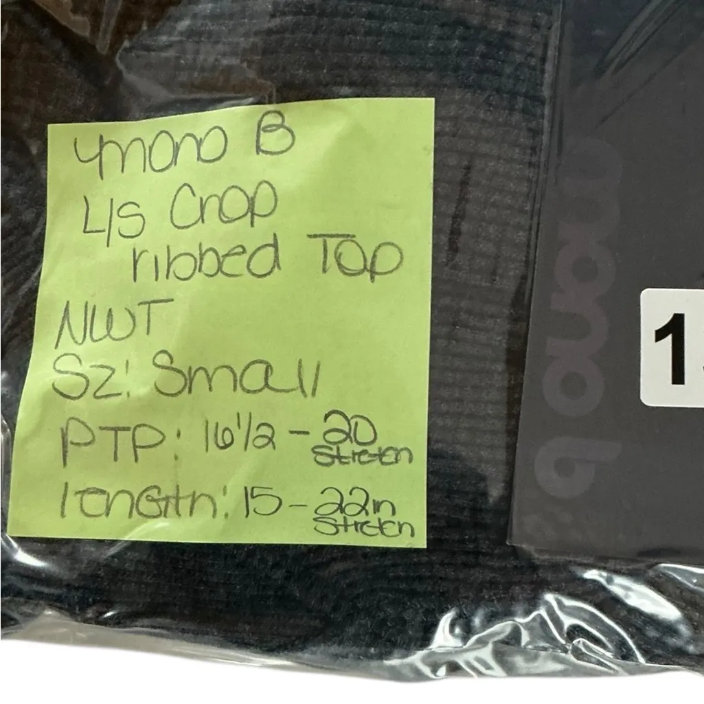 Mono B Black Crop Top - Image 4