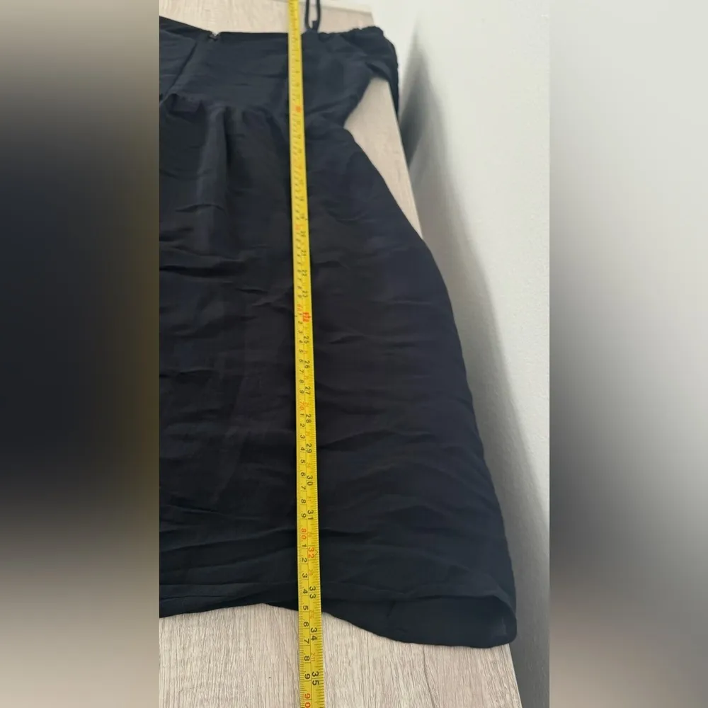 Anthropologie Carina Open-Shoulder Dress Moulinette Soeurs Black Size Small - Image 4