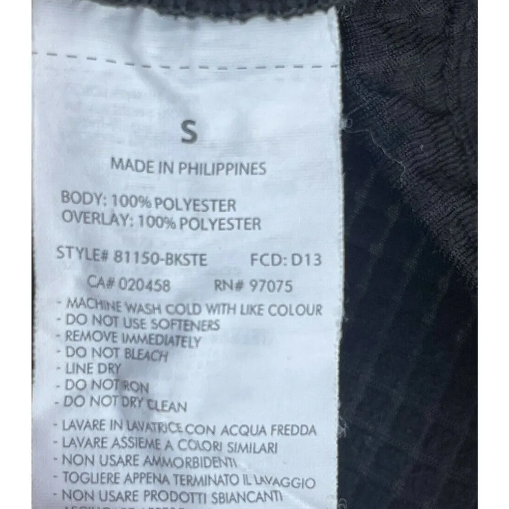 Saucony Running Jacket Women's Full Zip Long Sleeve Hooded Size Small Blue/Black - Image 5