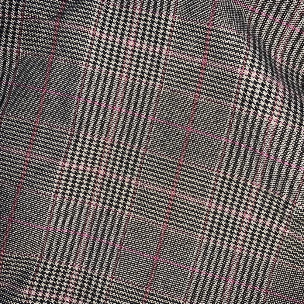 CECE Glen-Plaid Lettuce-Edge Shorts - Image 5