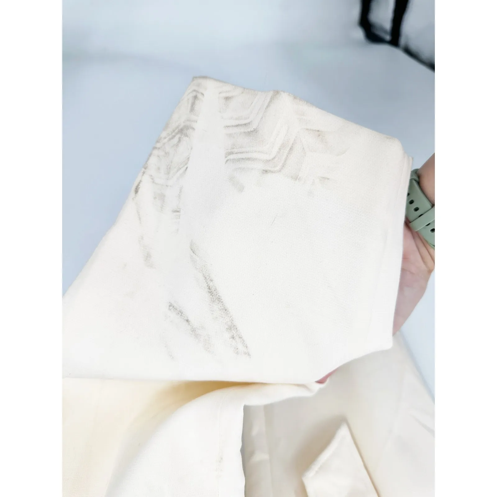 Veronica Beard Setti Ecru Paperbag Belted High Rise Trouser Pants Size 6 NWD - Image 5