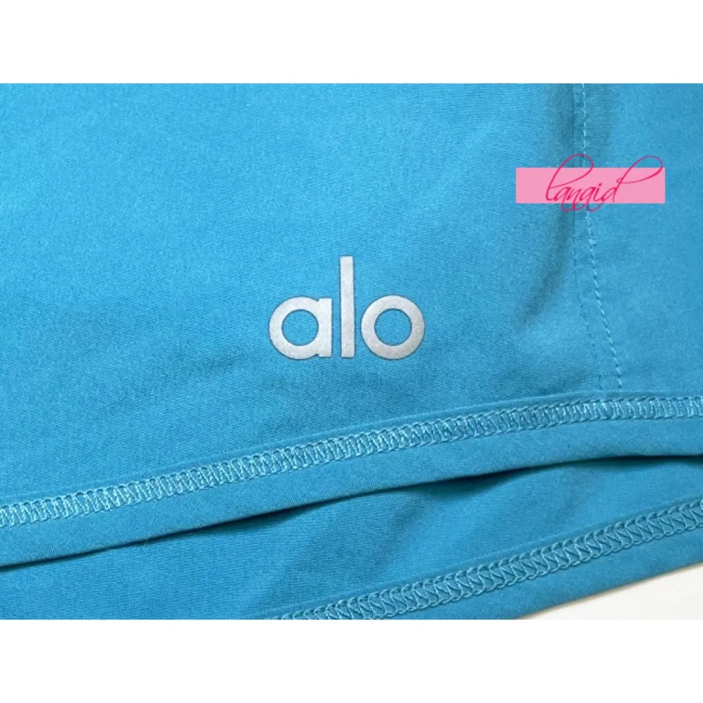 Alo Match Point Tennis Skirt Blue Splash Turquoise Sports Run Active Mini Skort - Image 7