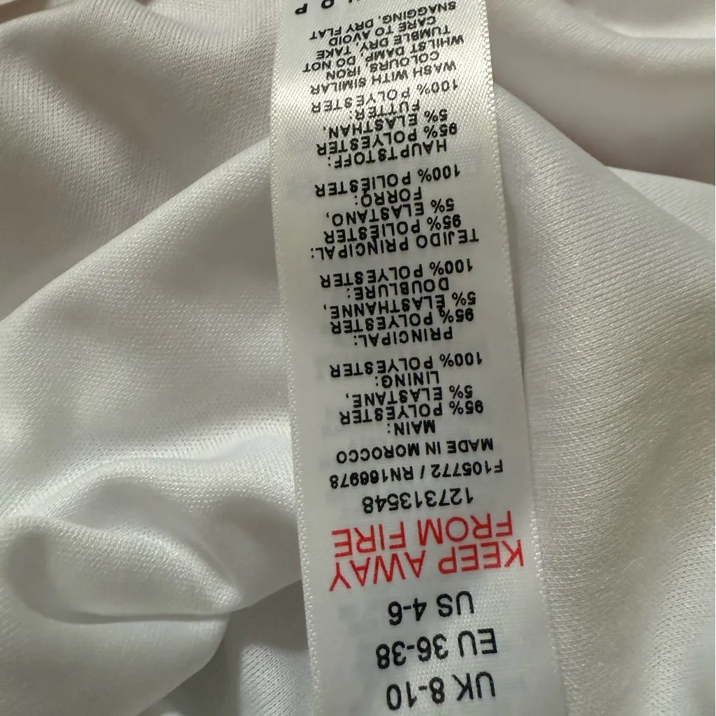 Topshop Eyelet Jersey V Neck Midi Dress Floral Summer Cut Out Vacation Travel - Image 8