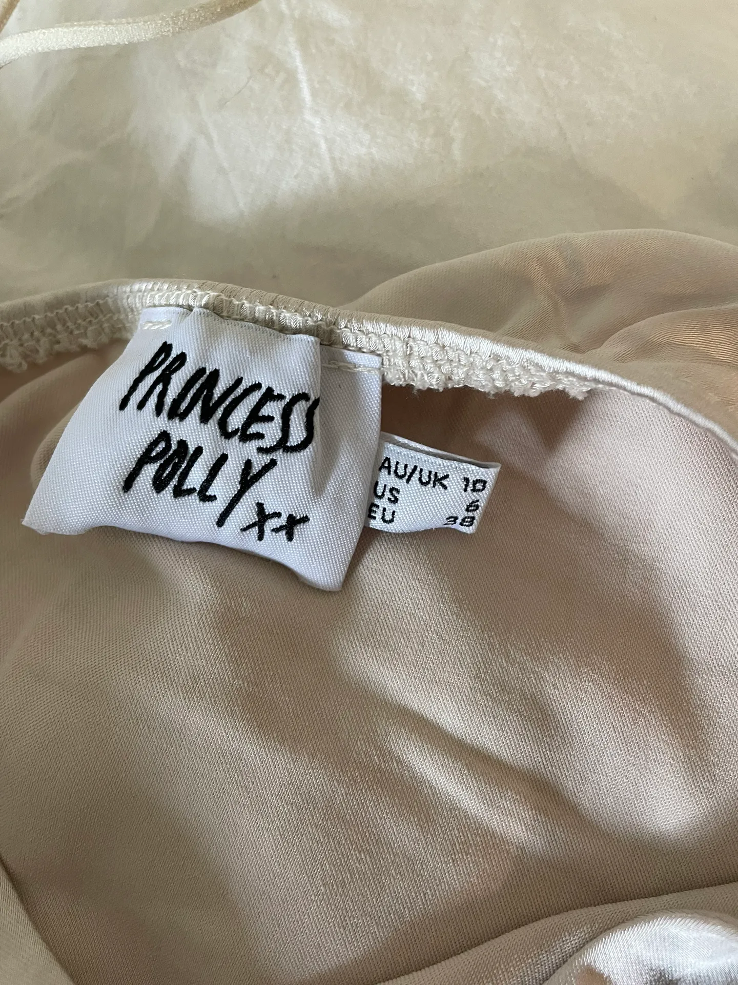 Champagne Mini Dress - Image 2