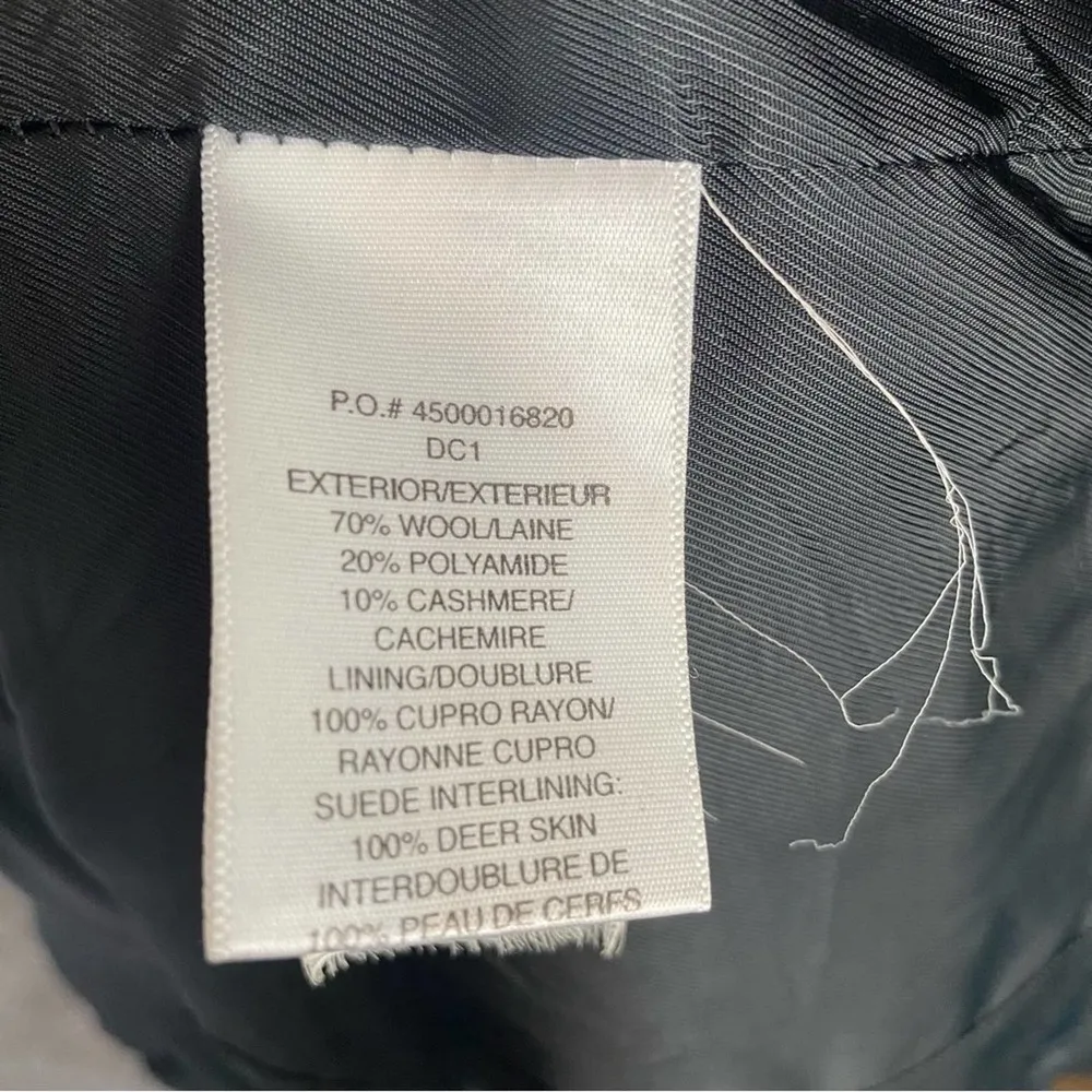 Aritzia Babaton Cashmere Wool Longline Coat Size Small - Image 10