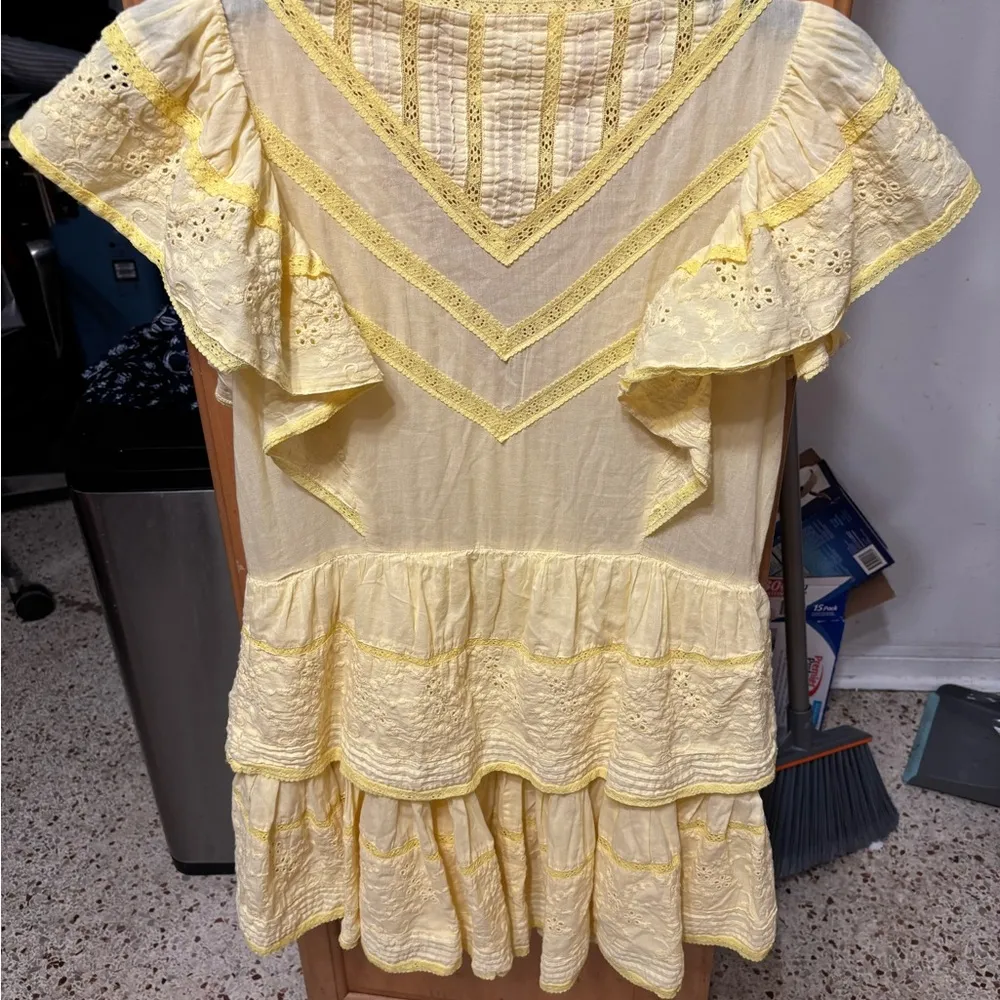 Muche Muchette yellow lace dress one size Size undefined - Image 3