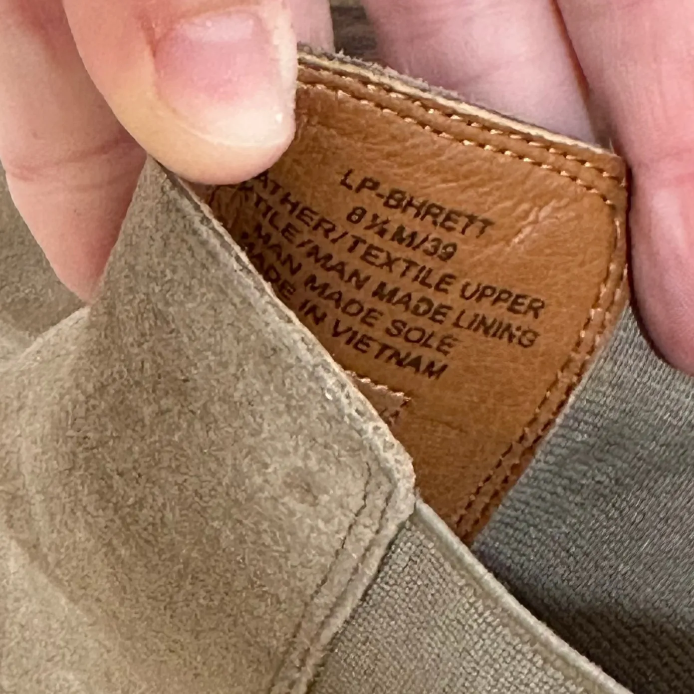 Lucky Brand Womens Boots 8.5 Brown Chelsea Ankle Suede Leather Platform Chunk - Image 7