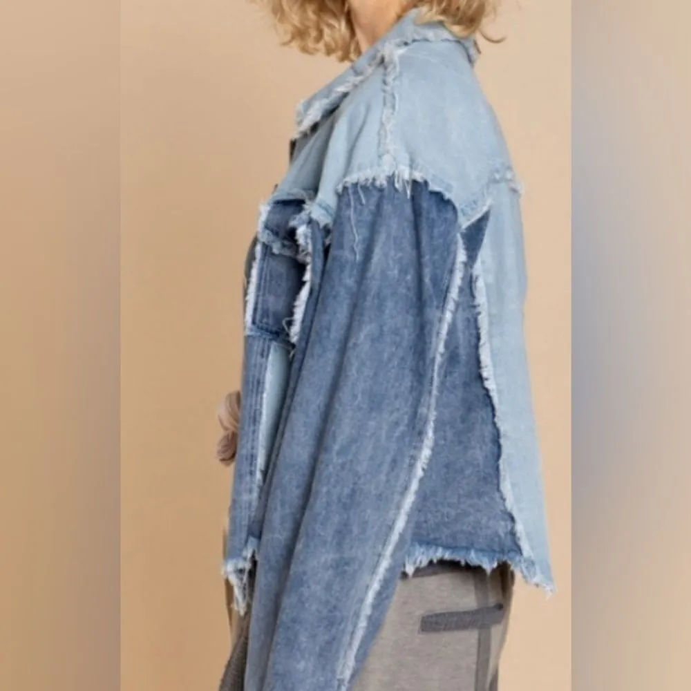 POL ‎ Patch Denim Jacket - Image 10