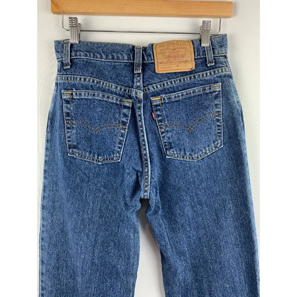 Levis 550 Womens Relaxed Fit Tapered Leg Jeans Size W32 L30 Denim Blue - Image 6