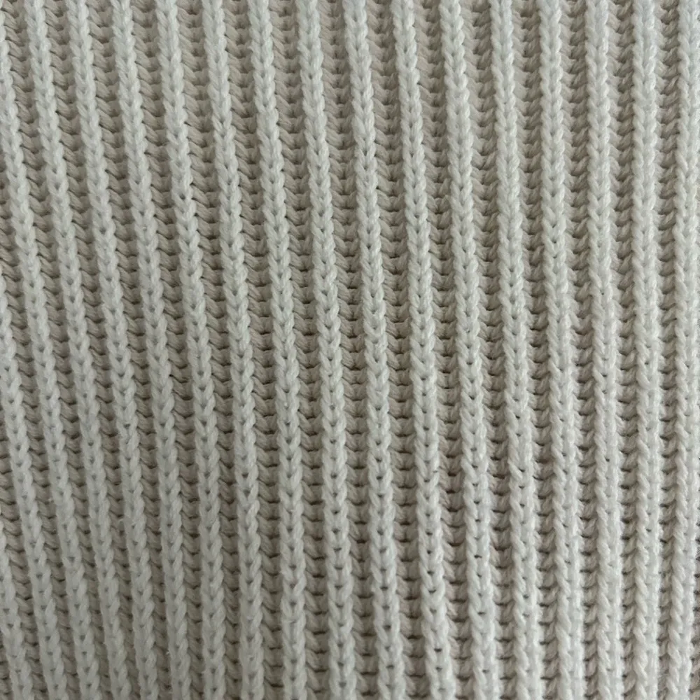 Rachel Zoe Ribbed Turtleneck Sweater Cream Tan Size M - Image 7