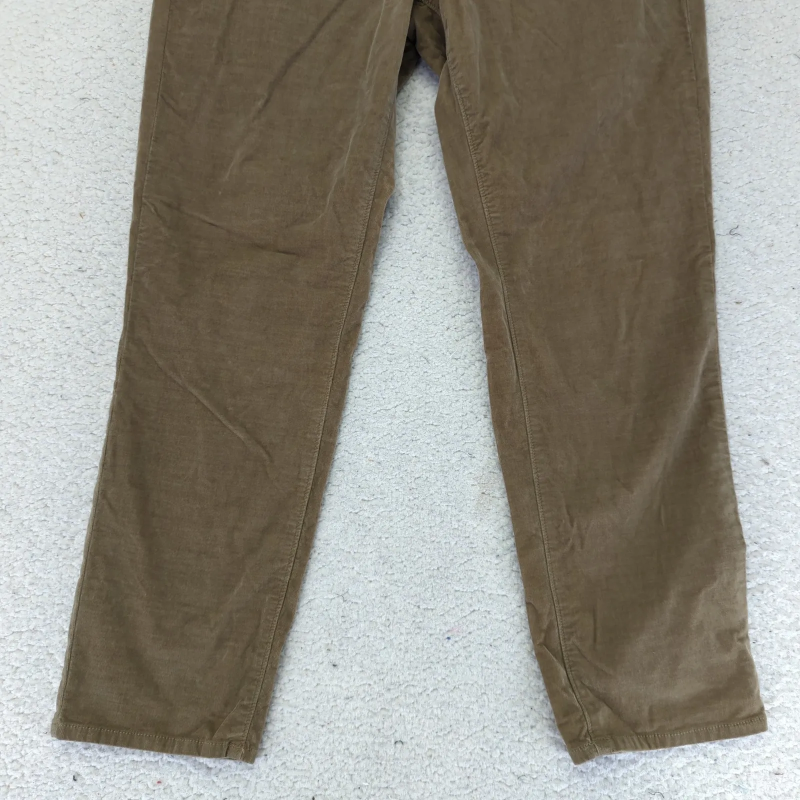 Vince Corduroy Chino‎ Pants V442521496 Tan Beige Straight Leg Women's 6 Stretch - Image 4
