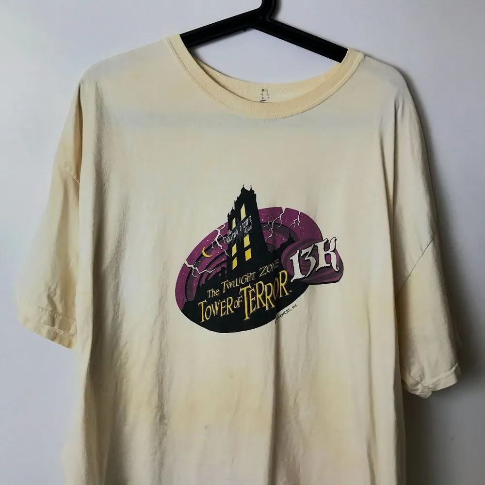 Champion Twilight Zone Tower Of Terror T Shirt Sports Double Sided Graphic - Image 11