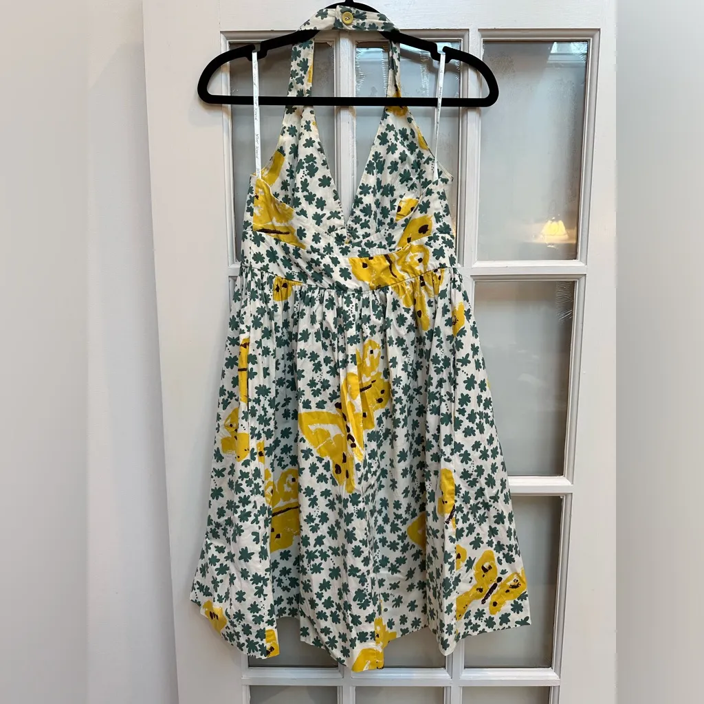 Vintage Betsey Johnson 90’s Y2K Whimsical Butterfly Babydoll Halter Dress Size 4 - Image 5