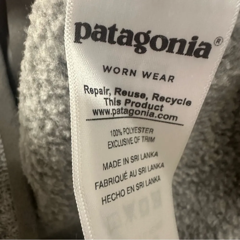Patagonia Womens Heather Gray Full Zip Better Sweater Sleeveless Vest Womens M - Image 12