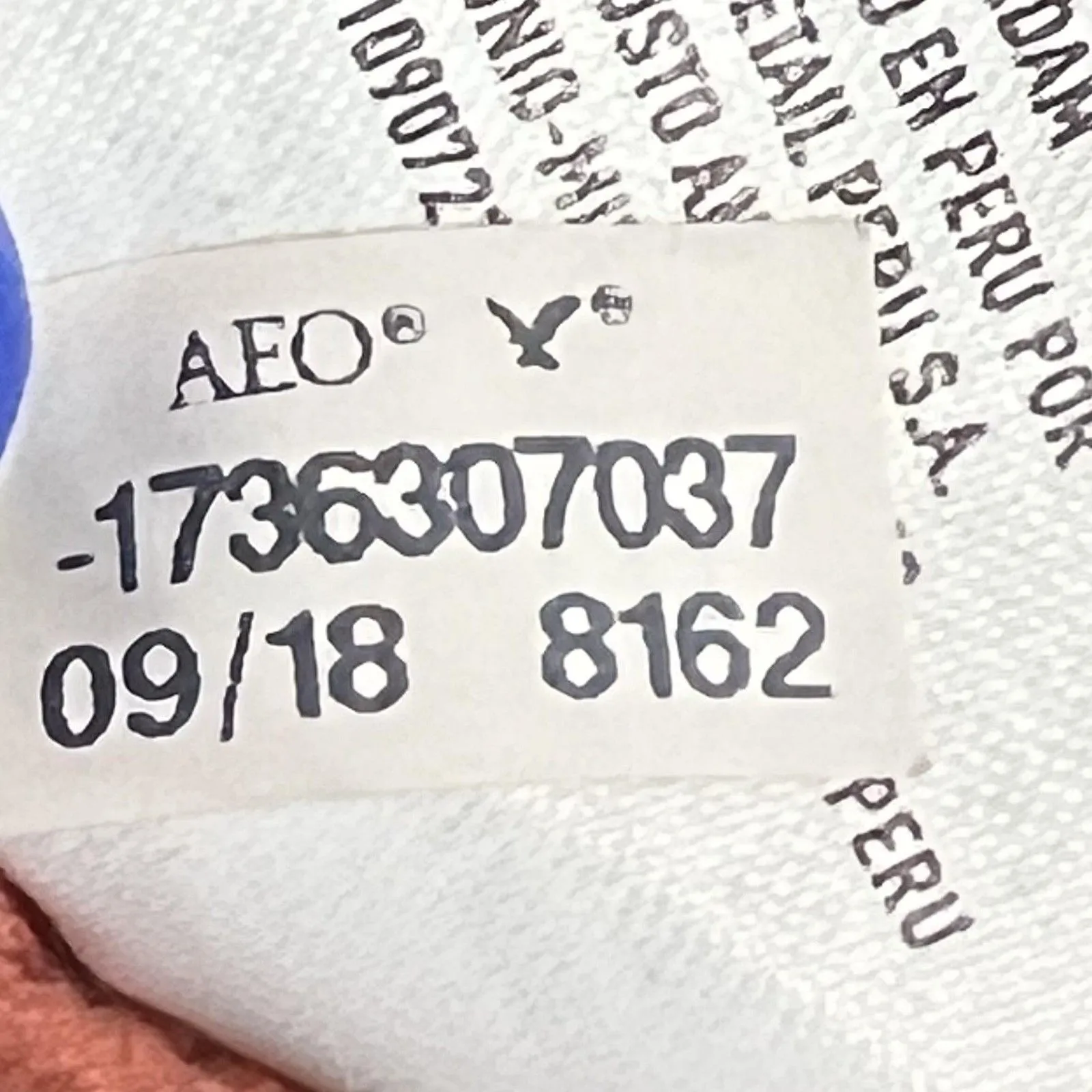 American Eagle Sweater Womens XS Rust Red Cable Knit Chunky Crewneck Pullover - Image 6