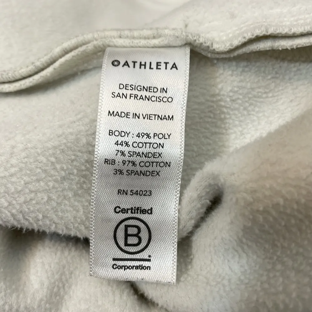 Athleta Triumph Long Hoodie Jacket, Fog Grey Heather - Image 8