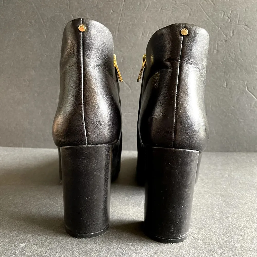 Ted Baker Black Leather Lowrenna Ankle Booties 38.5/7.5 - Image 6