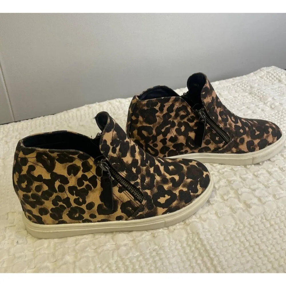 Madden Girl Women's Leopard Print Shoes / Sneakers Size 5.5 SKU 2316 - Image 3