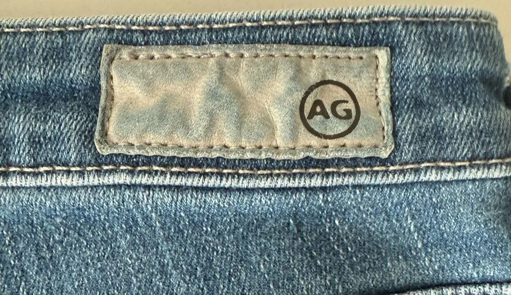 AG Adriano Goldschmied The Stevie Ankle Slim
Straight Mid Rise Denim Jeans 25 - Image 7