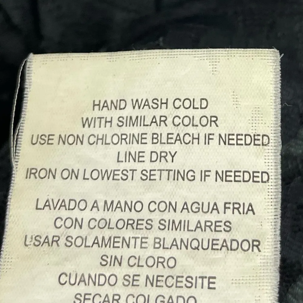 XOXO Y2K Large Lace Ruched Collared Blouse Tank Top Metallic Floral V Neck Goth - Image 4