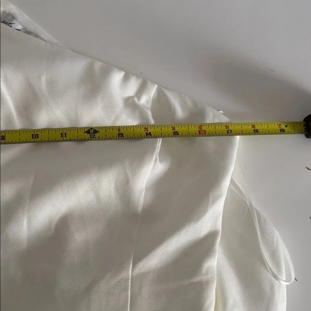 Petal & Pup White One-Shoulder NWOT 
Gown for Brides - Image 4