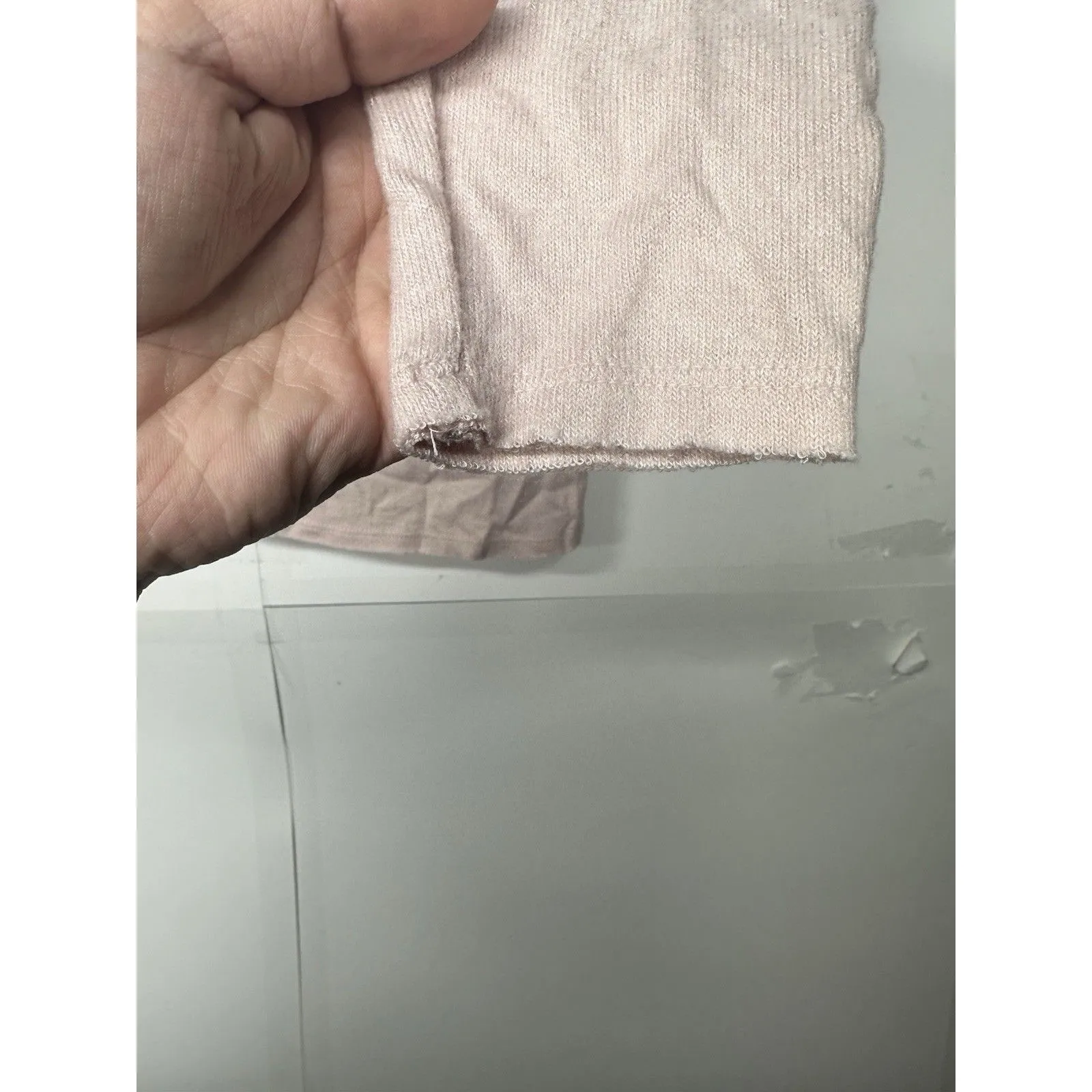 Arizona Jean Co Women's Long Sleeve Light Pink Top Size Large Soft Casual Shirt - Image 9