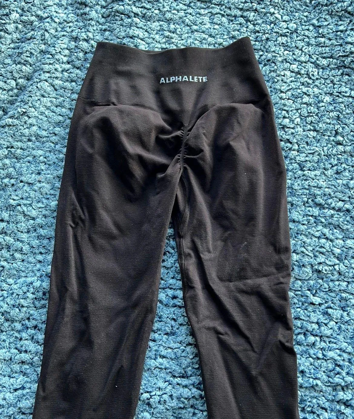 Alphalete amplify legging in chocolate brown - Image 3