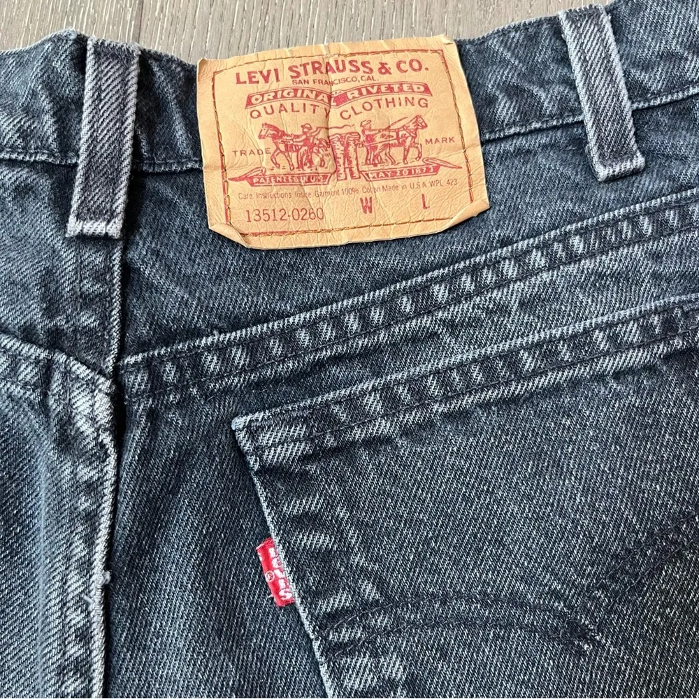 Vintage 1993 Levi's black‎ mom jeans size 11 - Image 5