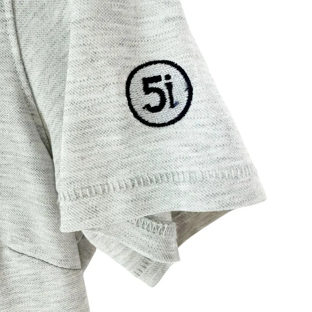 Travis Mathew Featherweight Polo Five Iron Golf Logo Gray Size M - Image 8