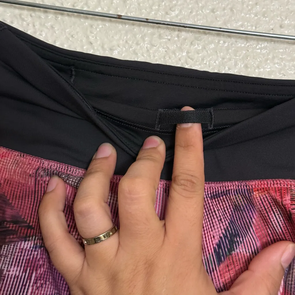 Lululemon Run Times Short II *4" Sun Dazed Multi Pink / Super Dark size 4 - Image 7